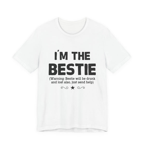Campfire Bestie T-Shirt | Funny Drunk & Lost Camping Gift
