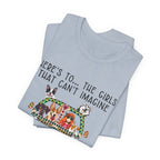 Girls Can't Imagine Life Without Dogs T-Shirt | Dog Mom Gift