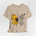 Sunflower Girls Sunshine Hurricane T-Shirt | Boho Soul Gift