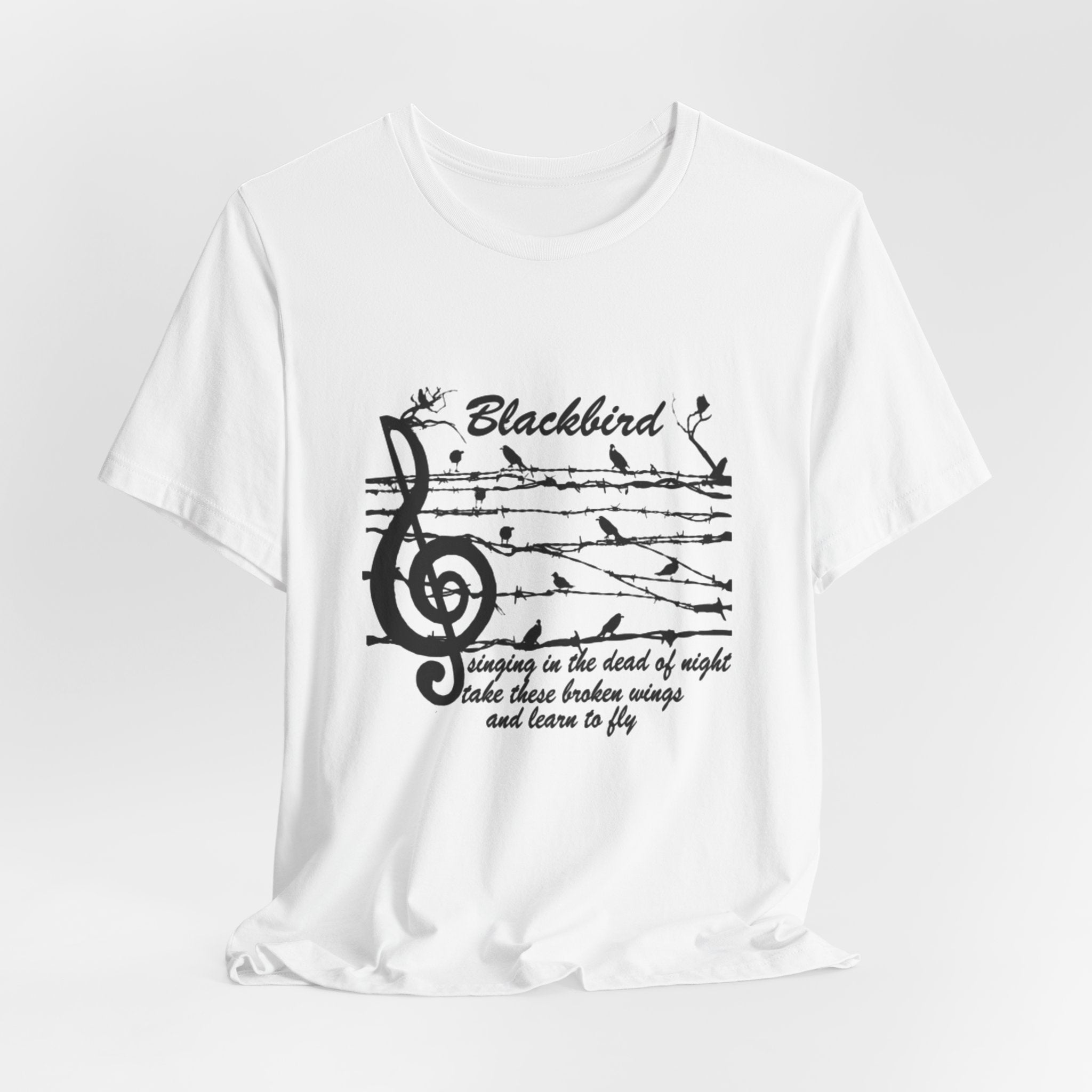 Blackbird Learn to Fly T-Shirt | Free Spirit Gift