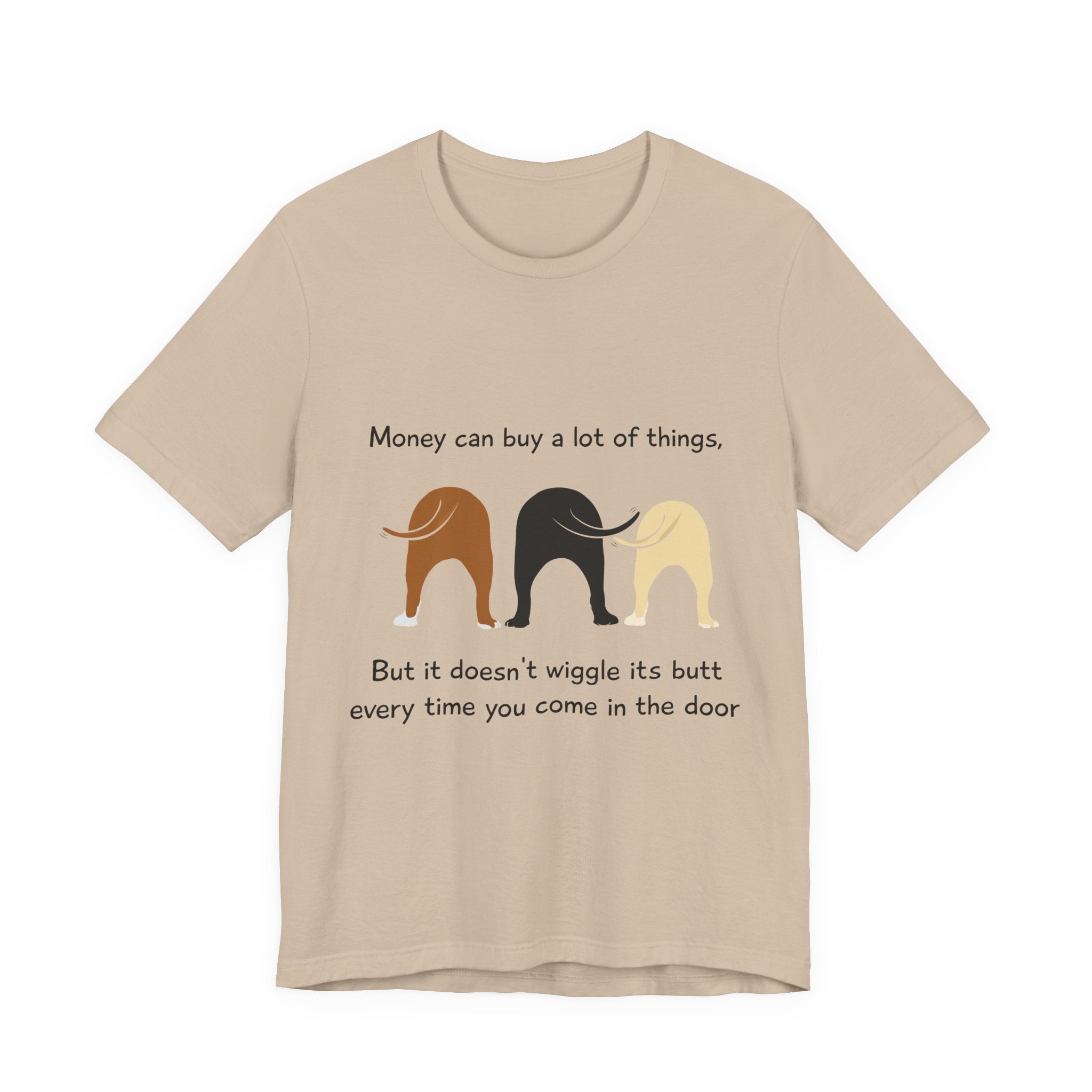 Wiggle Butt Dog Greeting T-Shirt | Dog Lover Gift