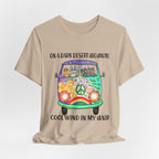 On A Dark Desert Highway Cats T-Shirt | Cat Lover Gift