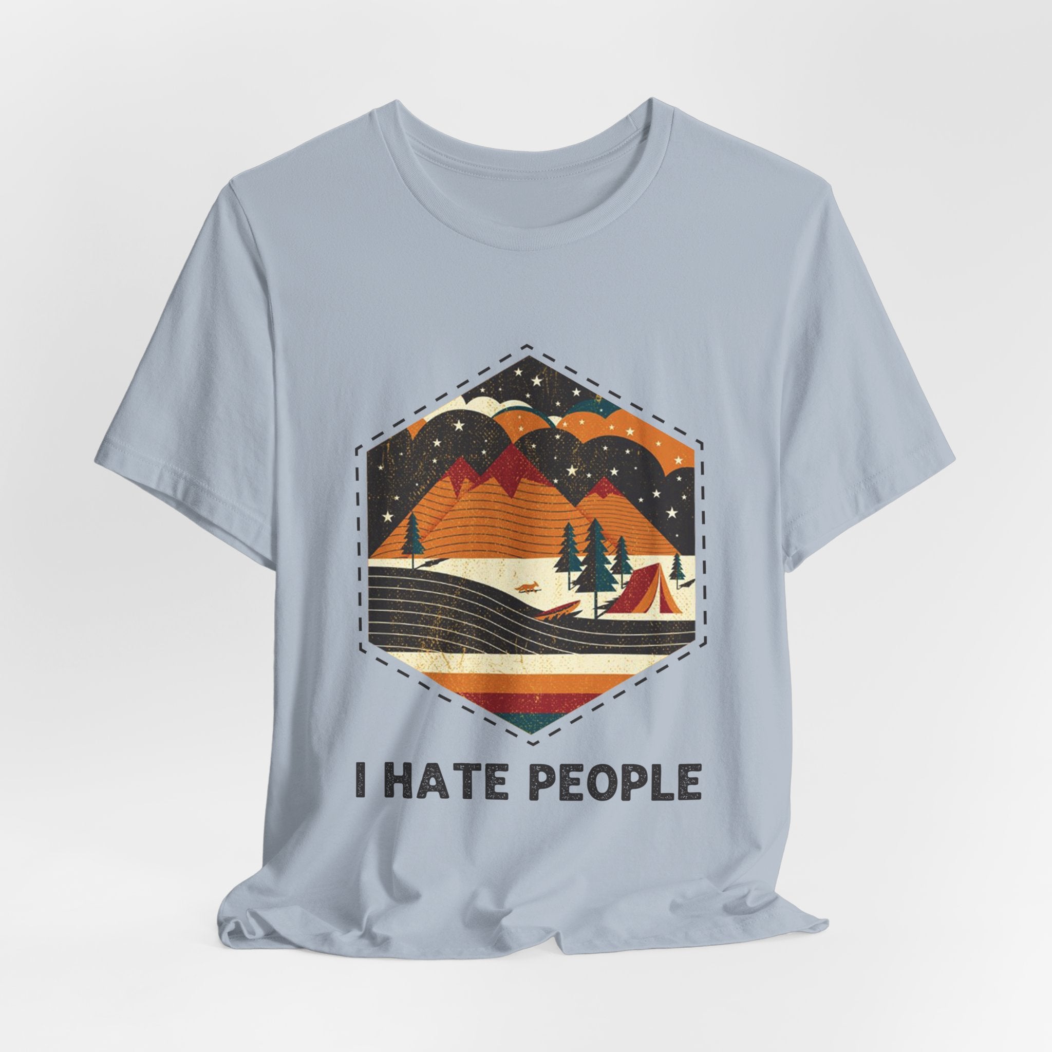 I Hate People T-Shirt | Introverted Camper Gift