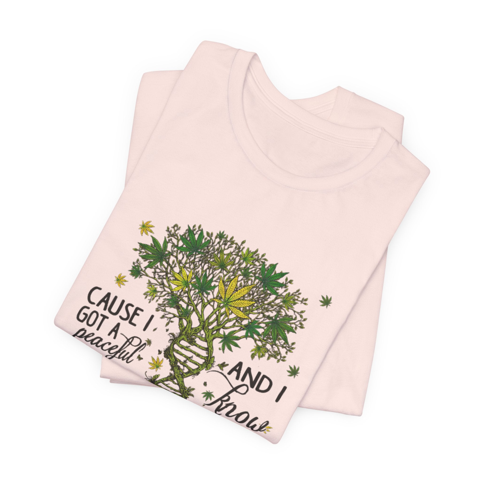 Peaceful Easy Feeling T-Shirt | Hippie Soul Cannabis DNA Gift