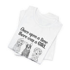 Girl Loved Dogs & Tattoos T-Shirt | Dog Lover Gift for Her