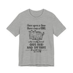 Once Upon a Time Cat & Tattoos T-Shirt | Tattooed Cat Lover Gift