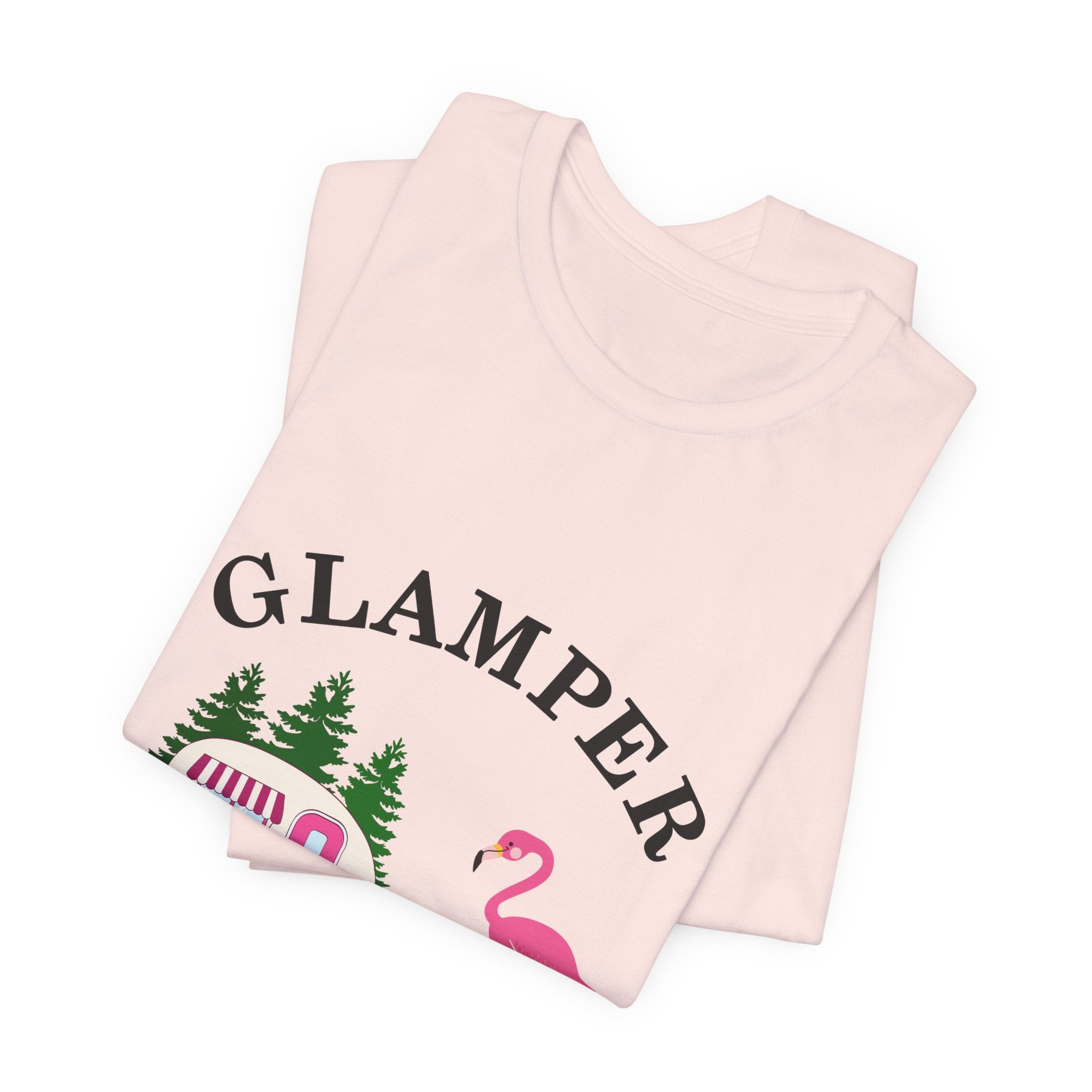GLAMPER I Camp With Style T-Shirt | Glamping Lover Gift