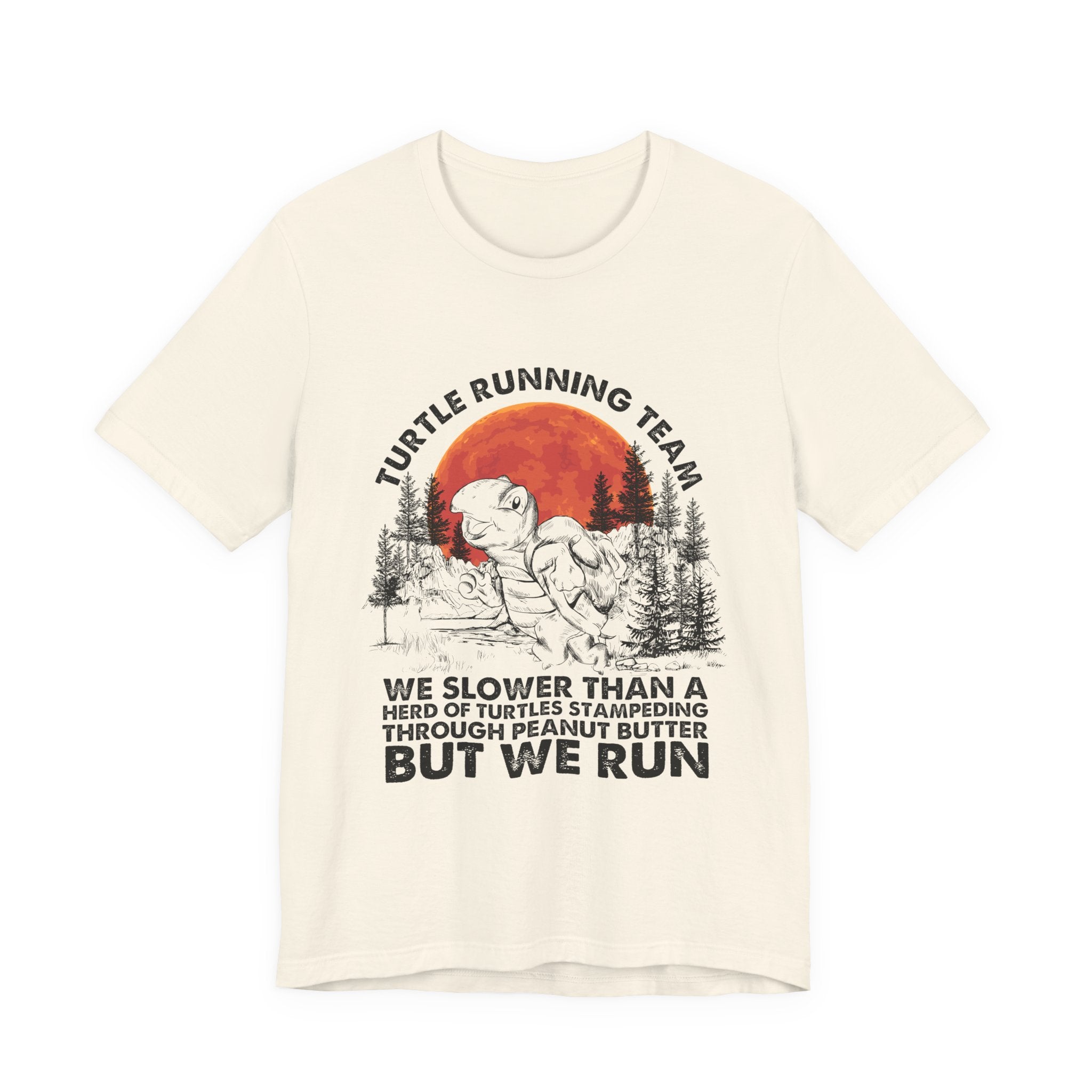 Turtle Running Team T-Shirt | Funny Outdoor Runner Gift