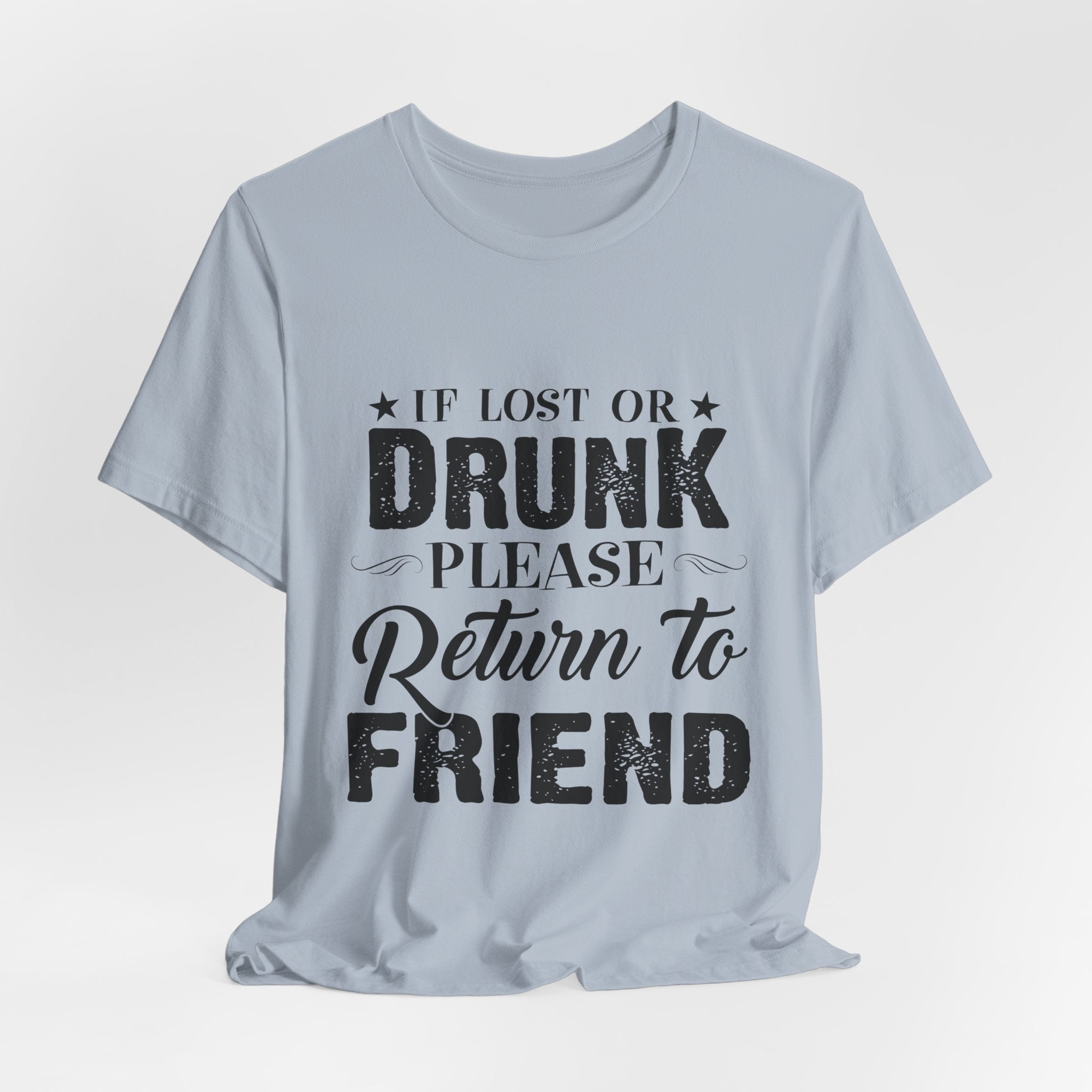 Lost Or Drunk Camping Tee | Campfire Party Gift