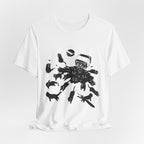 Mischievous Ink Cats T-Shirt | Cat Lover Gift