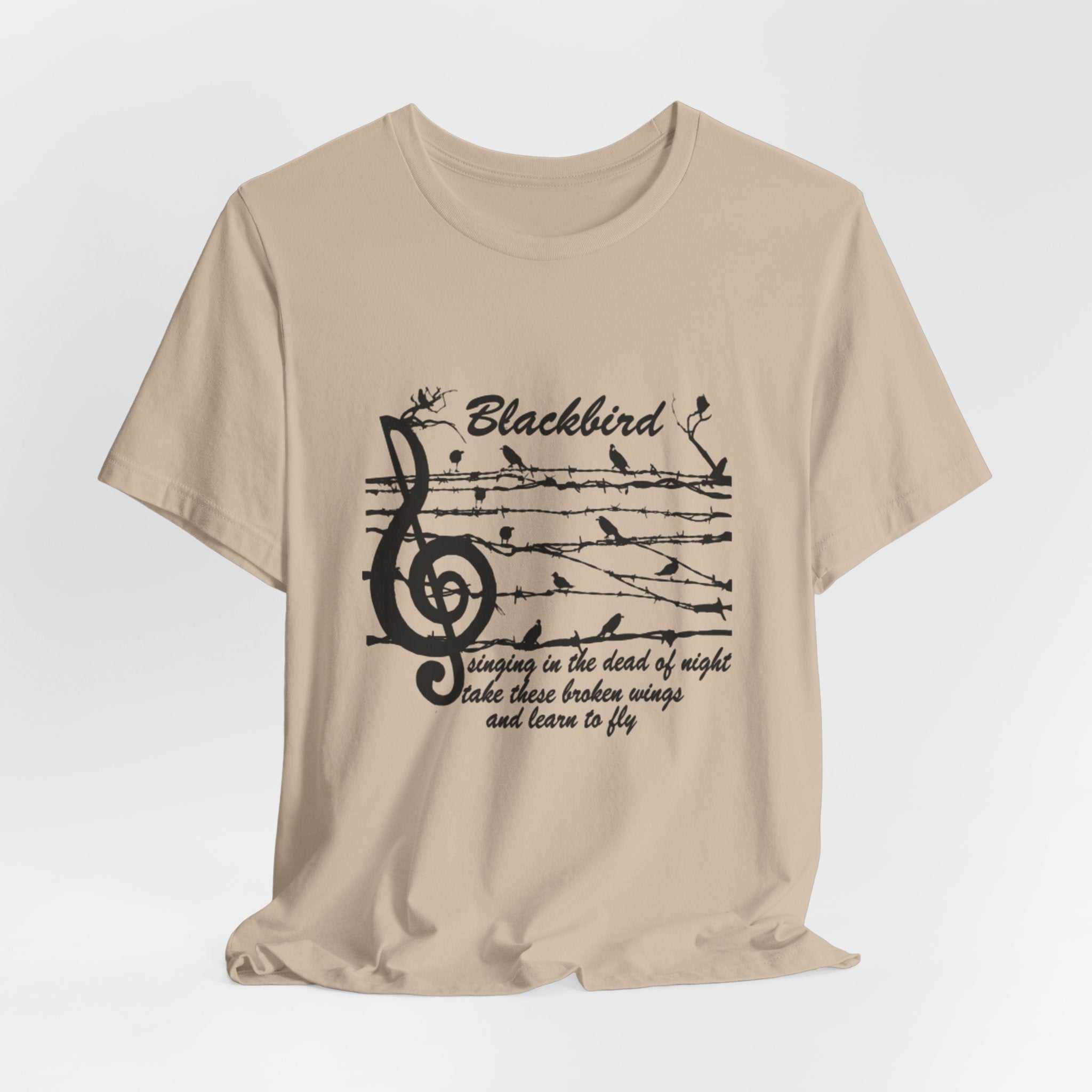 Blackbird Learn to Fly T-Shirt | Free Spirit Gift