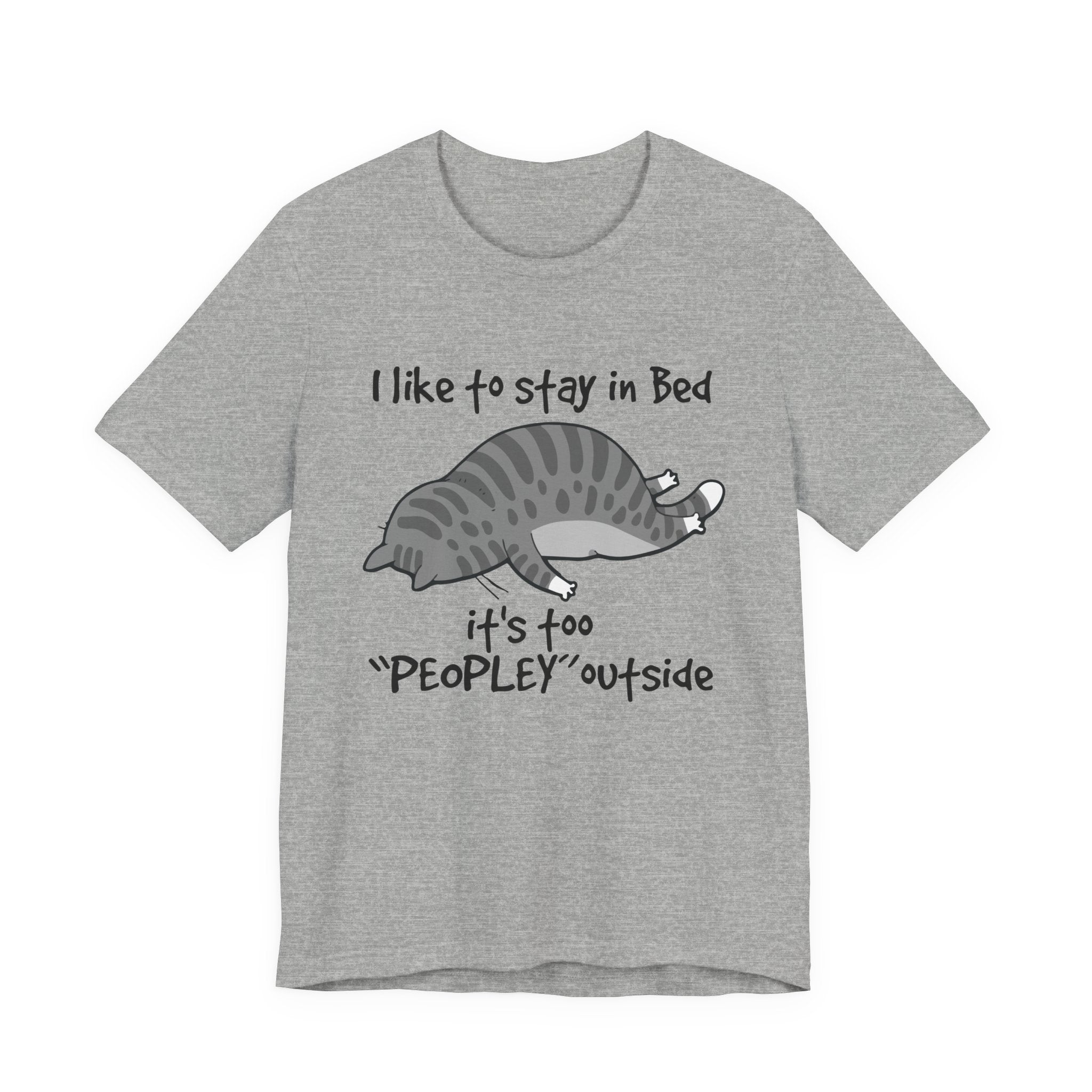 Too "PEOPLEY" Outside T-Shirt | Introvert Cat Lover Gift