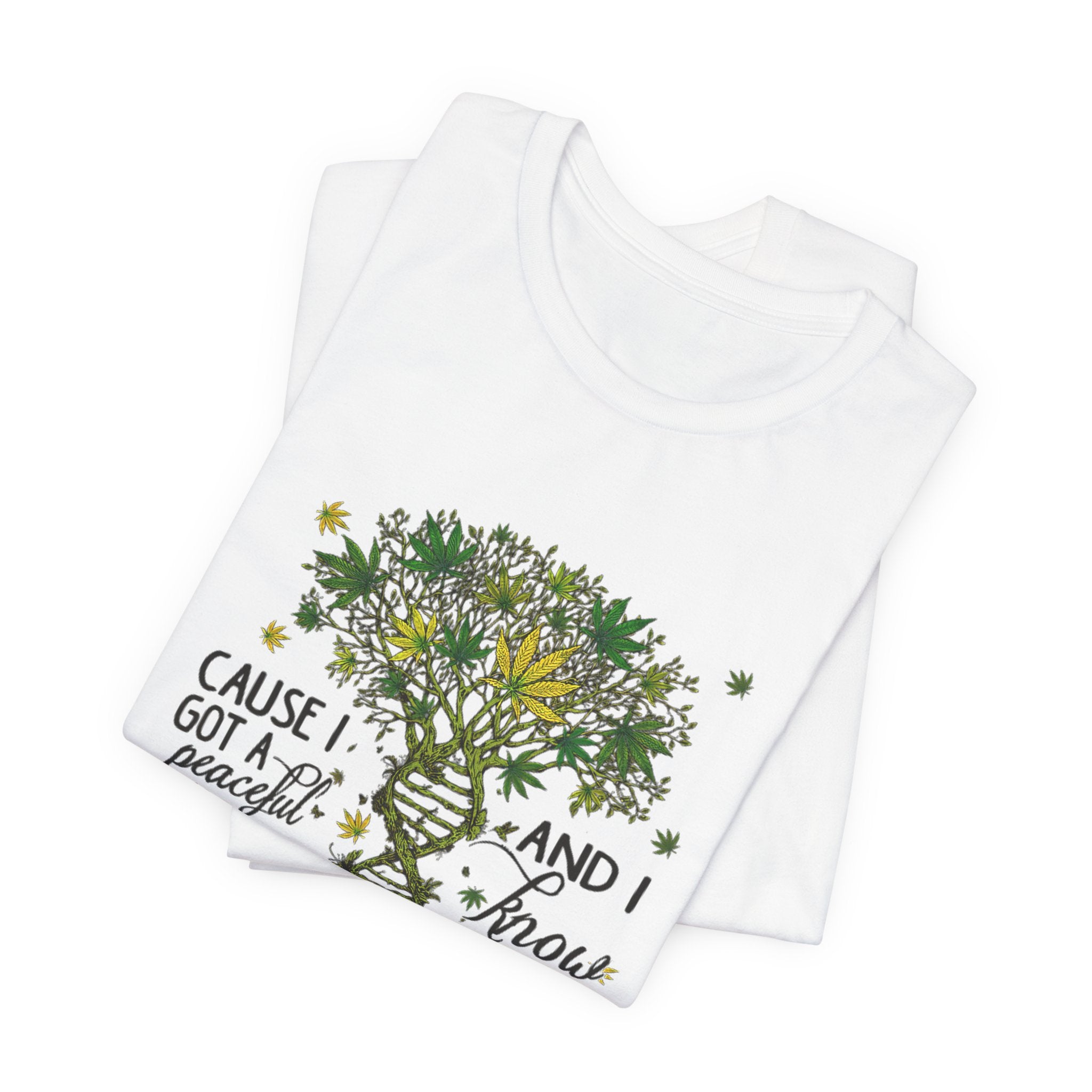 Peaceful Easy Feeling T-Shirt | Hippie Soul Cannabis DNA Gift