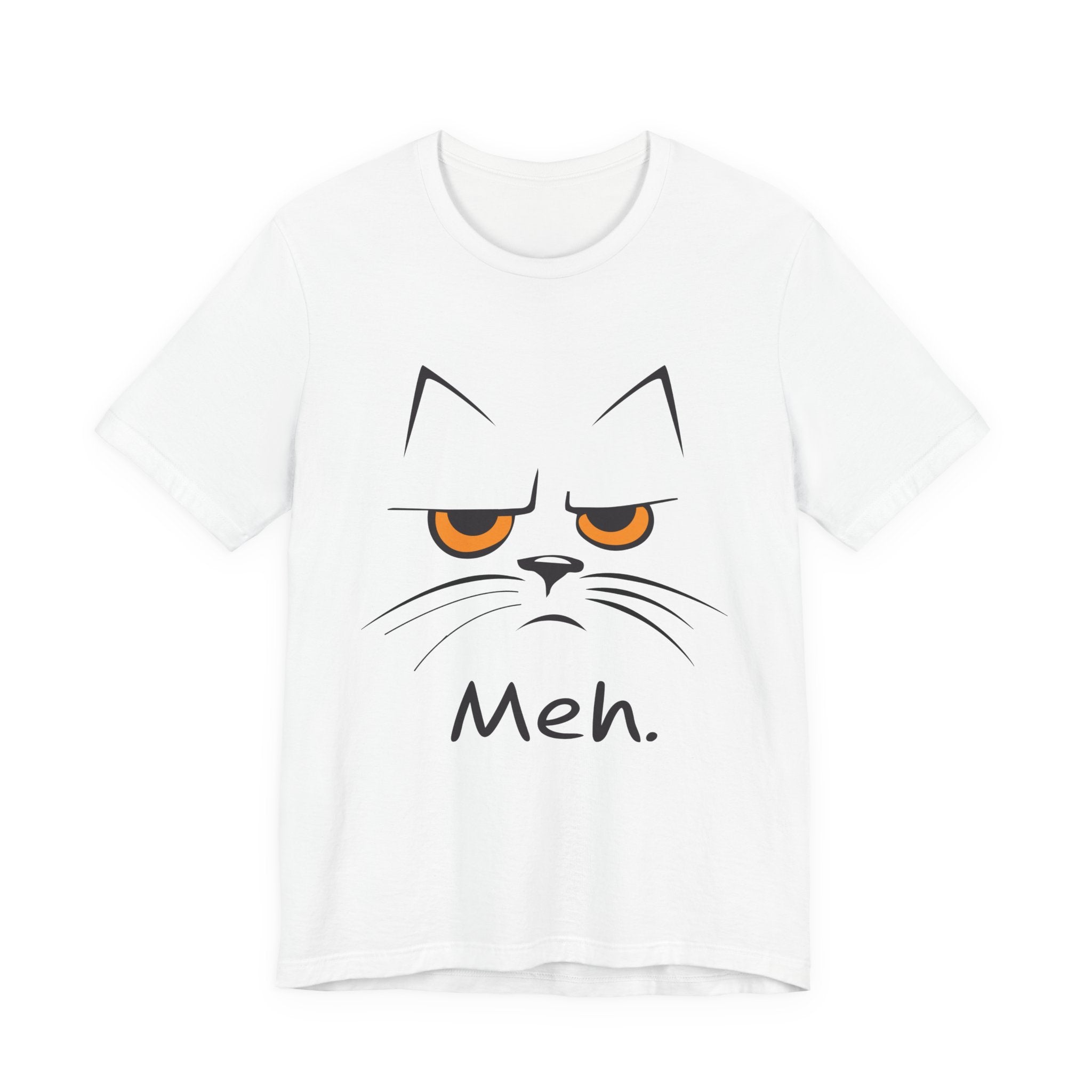 Meh. Grumpy Cat T-Shirt | Relatable Cat Lover Gift