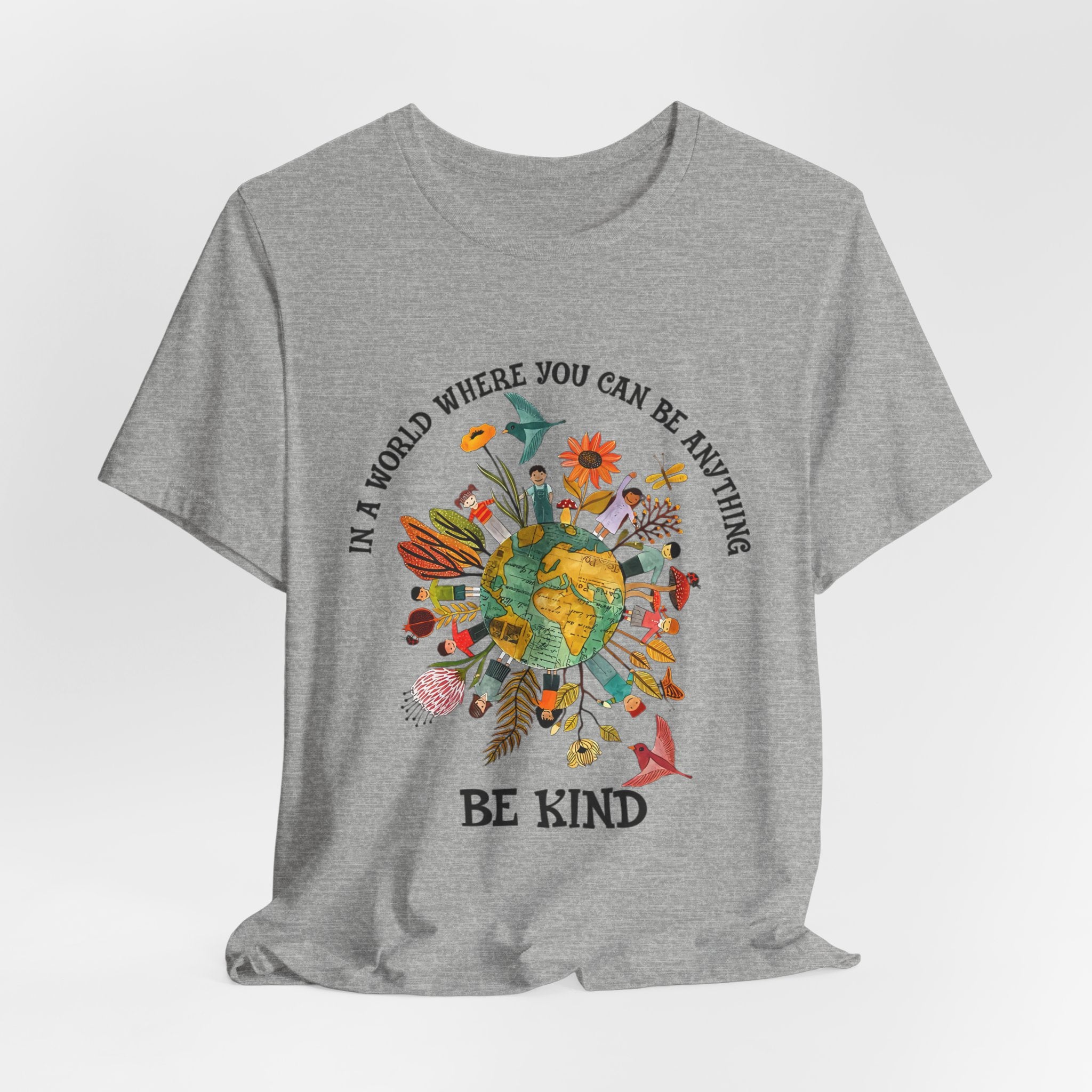 In A World Be Kind T-Shirt | Hippie Soul Gift