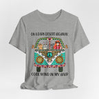 On A Dark Desert Highway T-Shirt | Hippie Cat Lover Gift