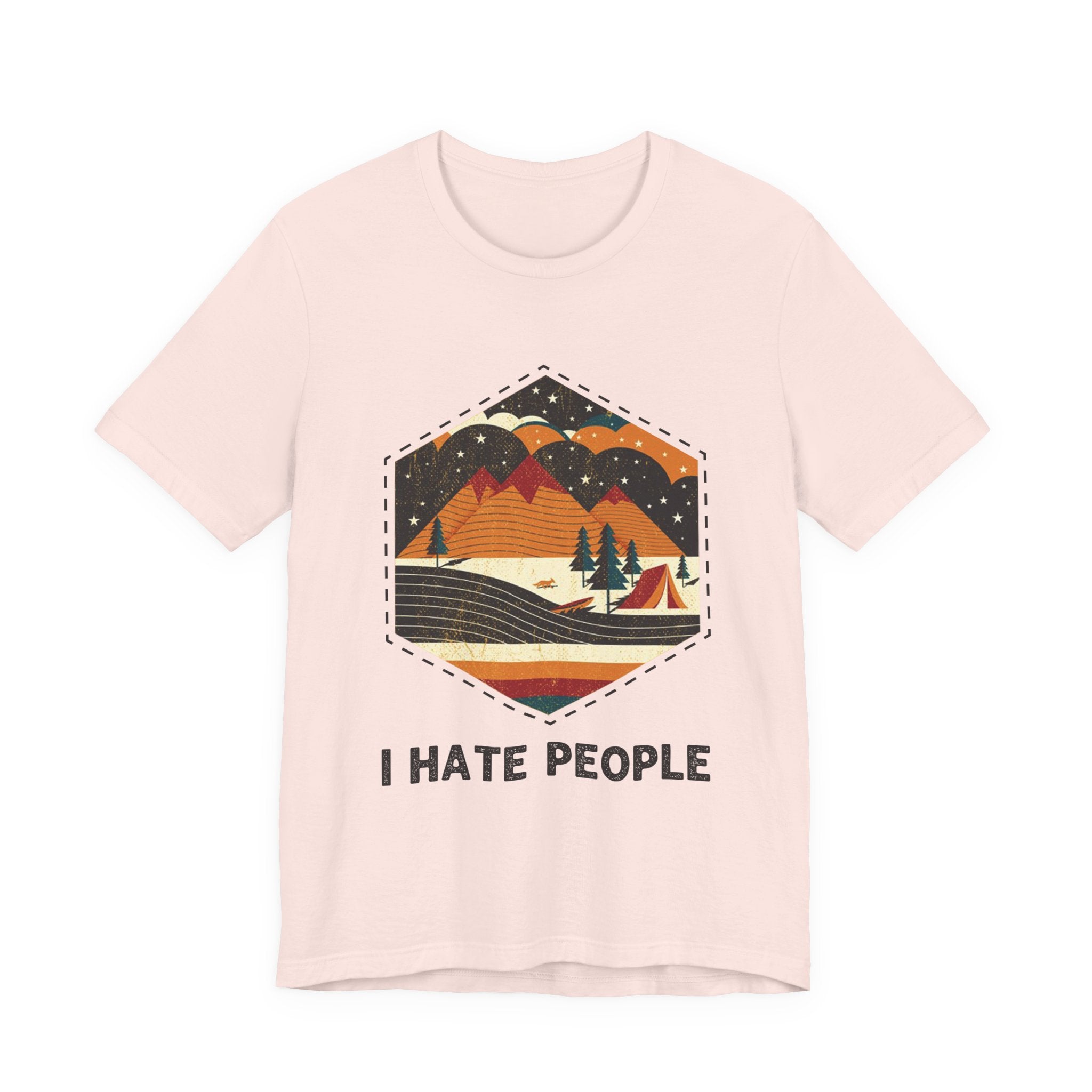 I Hate People T-Shirt | Introverted Camper Gift