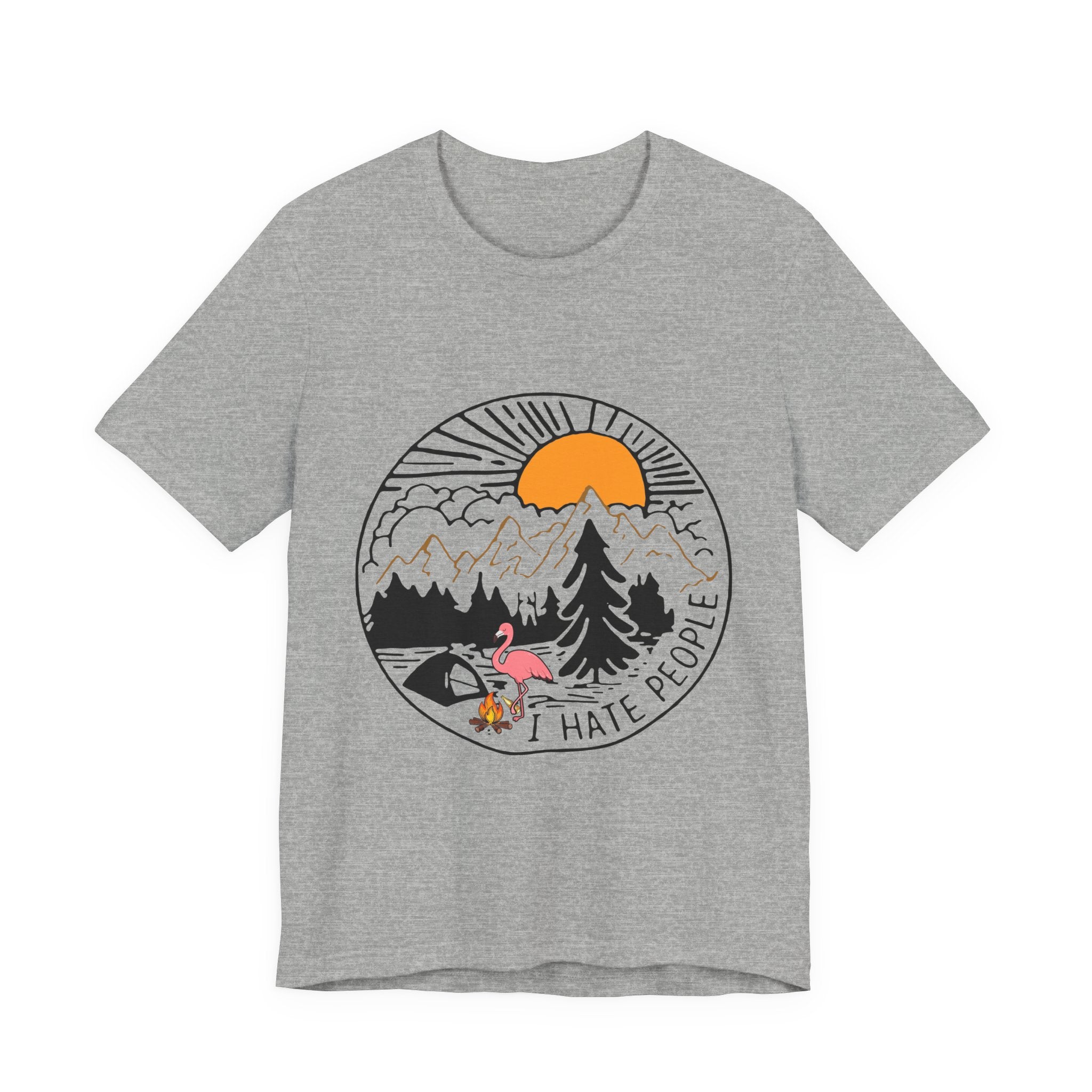 I Hate People Camping T-Shirt | Introvert Camper Gift