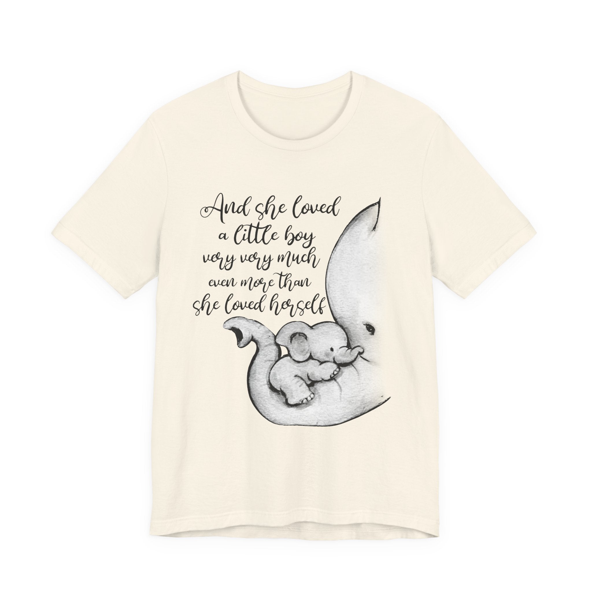 She Loved A Little Boy Elephant T-Shirt | Mom & Son Gift