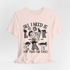 All I Need Is Love And A Cat T-Shirt | Cat Lover Gift