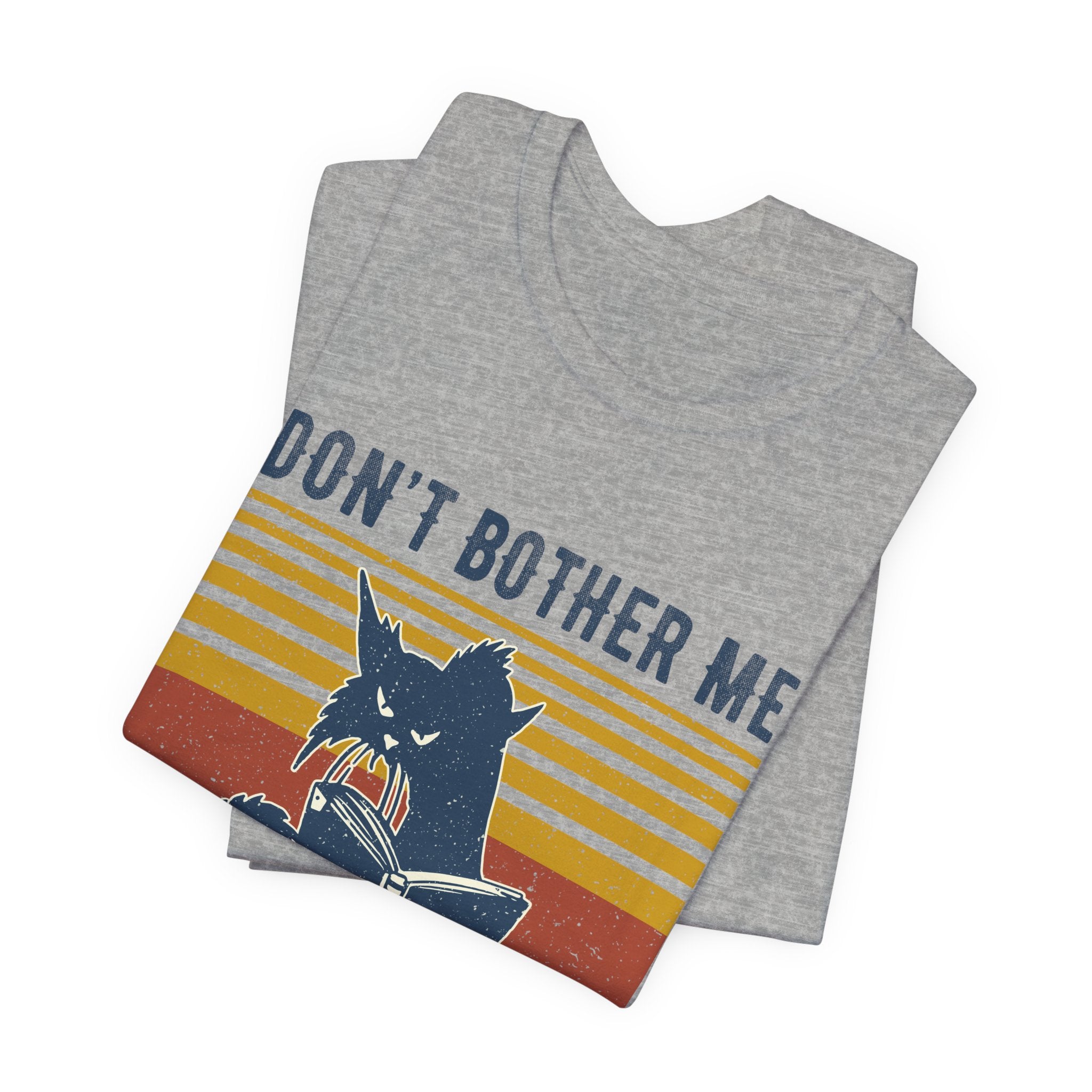 Don't Bother Me I'm Reading T-Shirt | Grumpy Cat Book Lover Gift