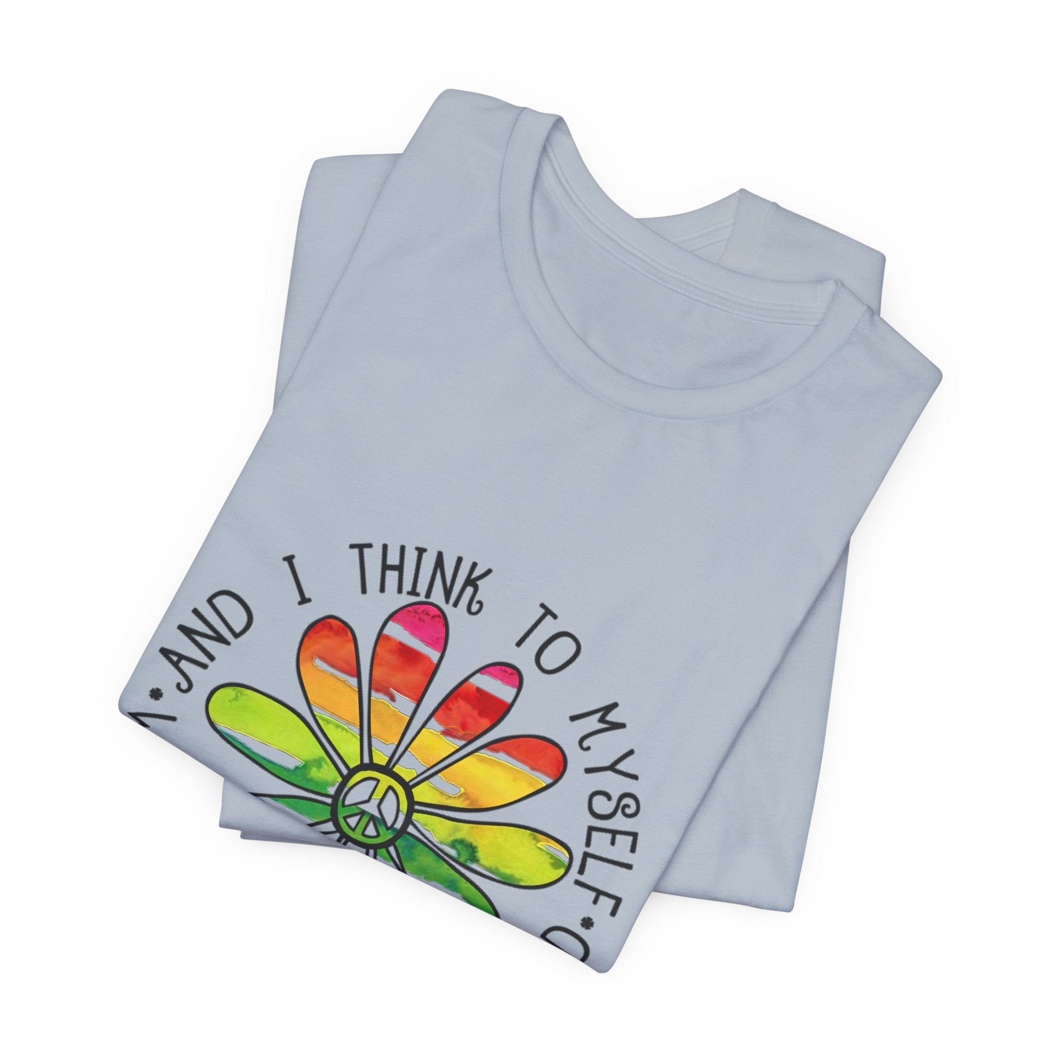 What A Wonderful World T-Shirt | Hippie Peace Lover Gift