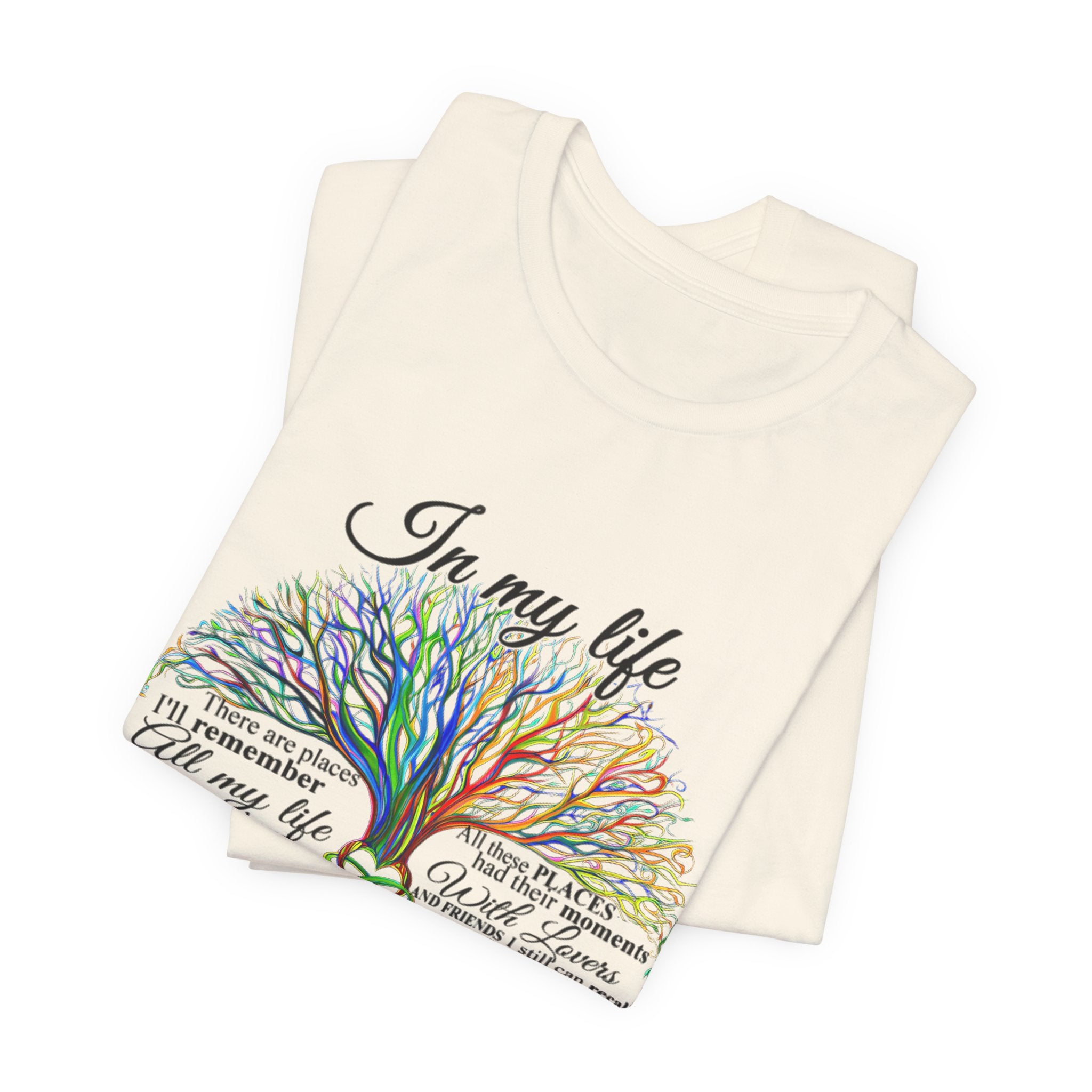 In My Life Lyrics Tree T-Shirt | Hippie Soul Gift
