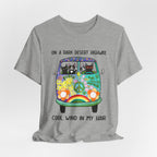 On a Dark Desert Highway Cats T-Shirt | Cat Lover Gift