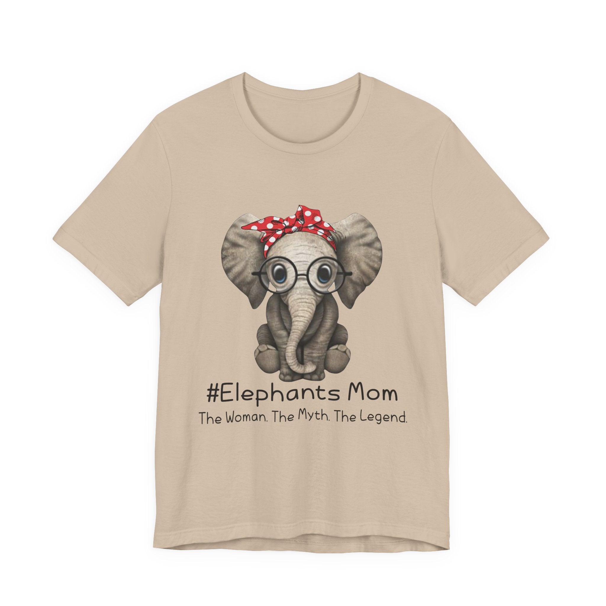 Elephants Mom The Legend T-Shirt | Elephant Lover Gift for Women
