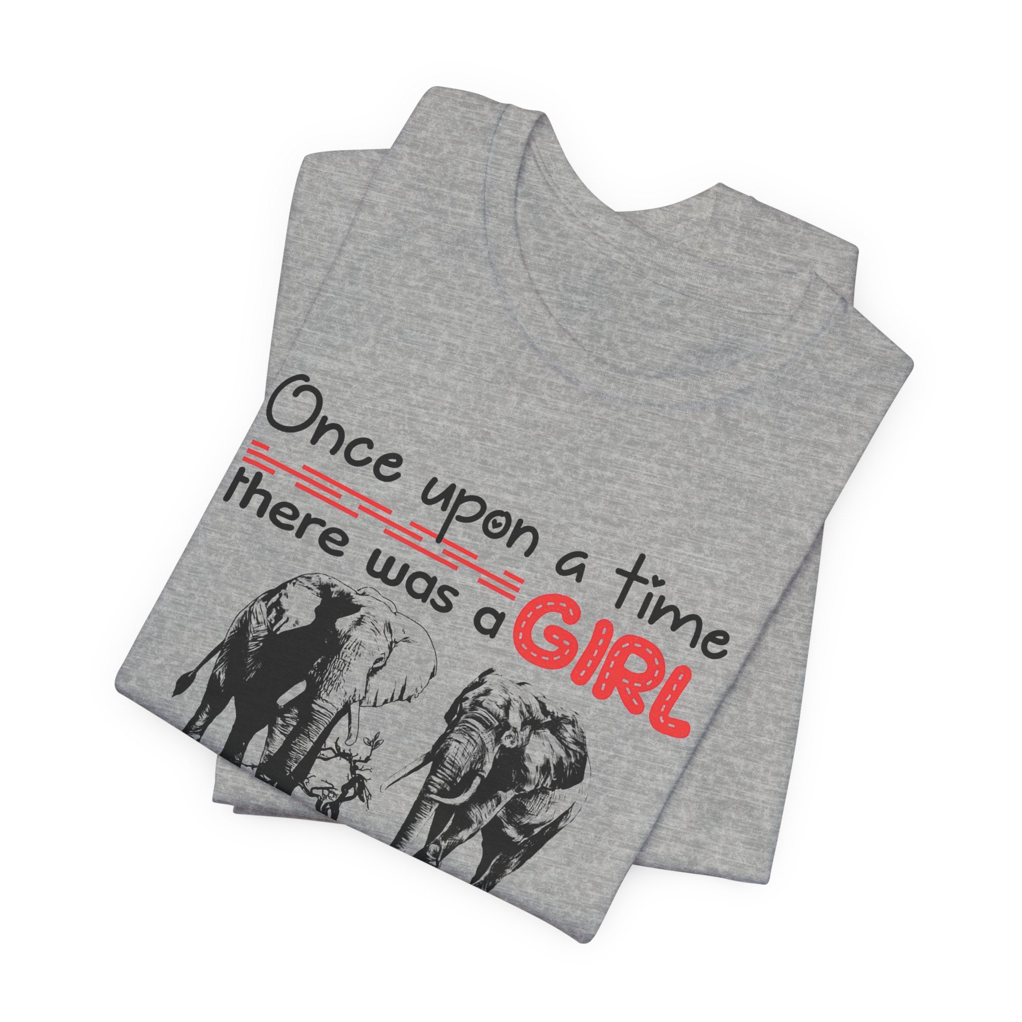 Once Upon a Time I Loved Elephants T-Shirt | Elephant Lover Girl Gift