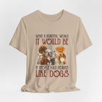 Hearts Like Dogs T-Shirt | Dog Lover Owner Gift