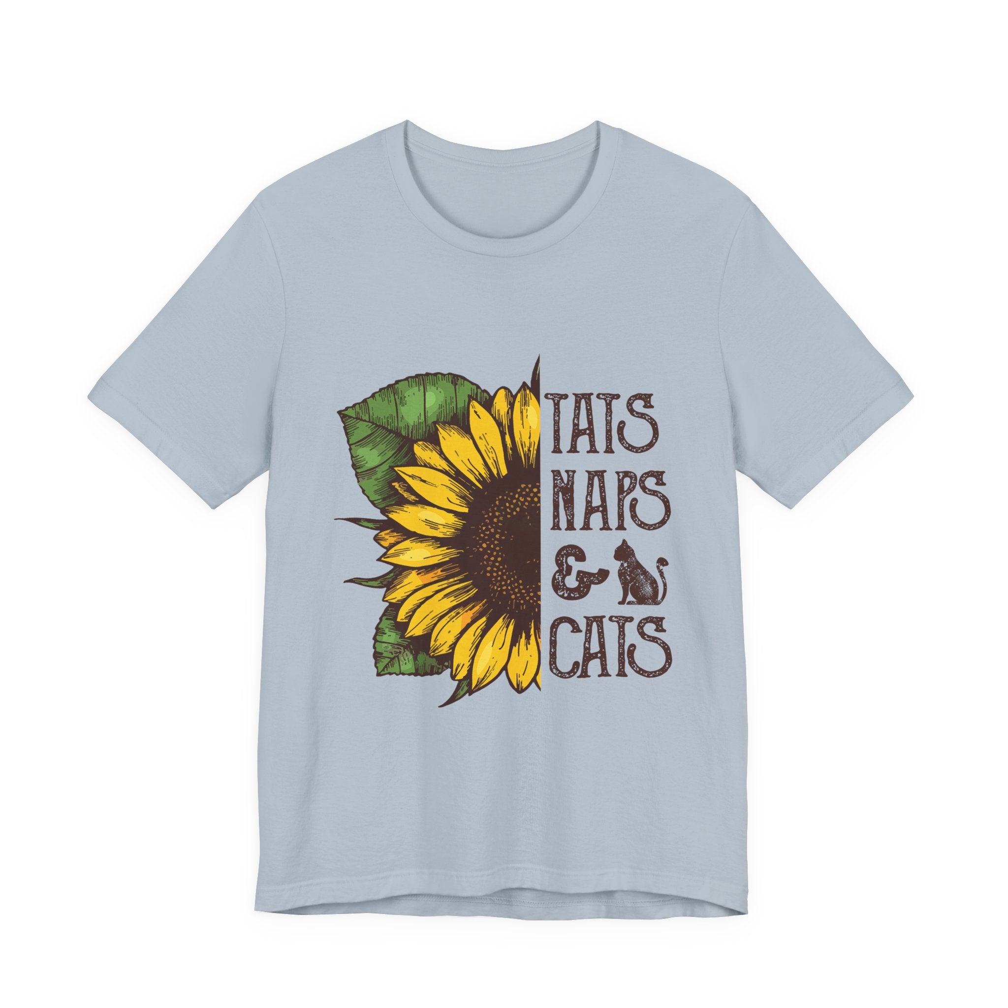 Sunflower TAIS NAPS & CAIS Tee | Cat Lover Gift