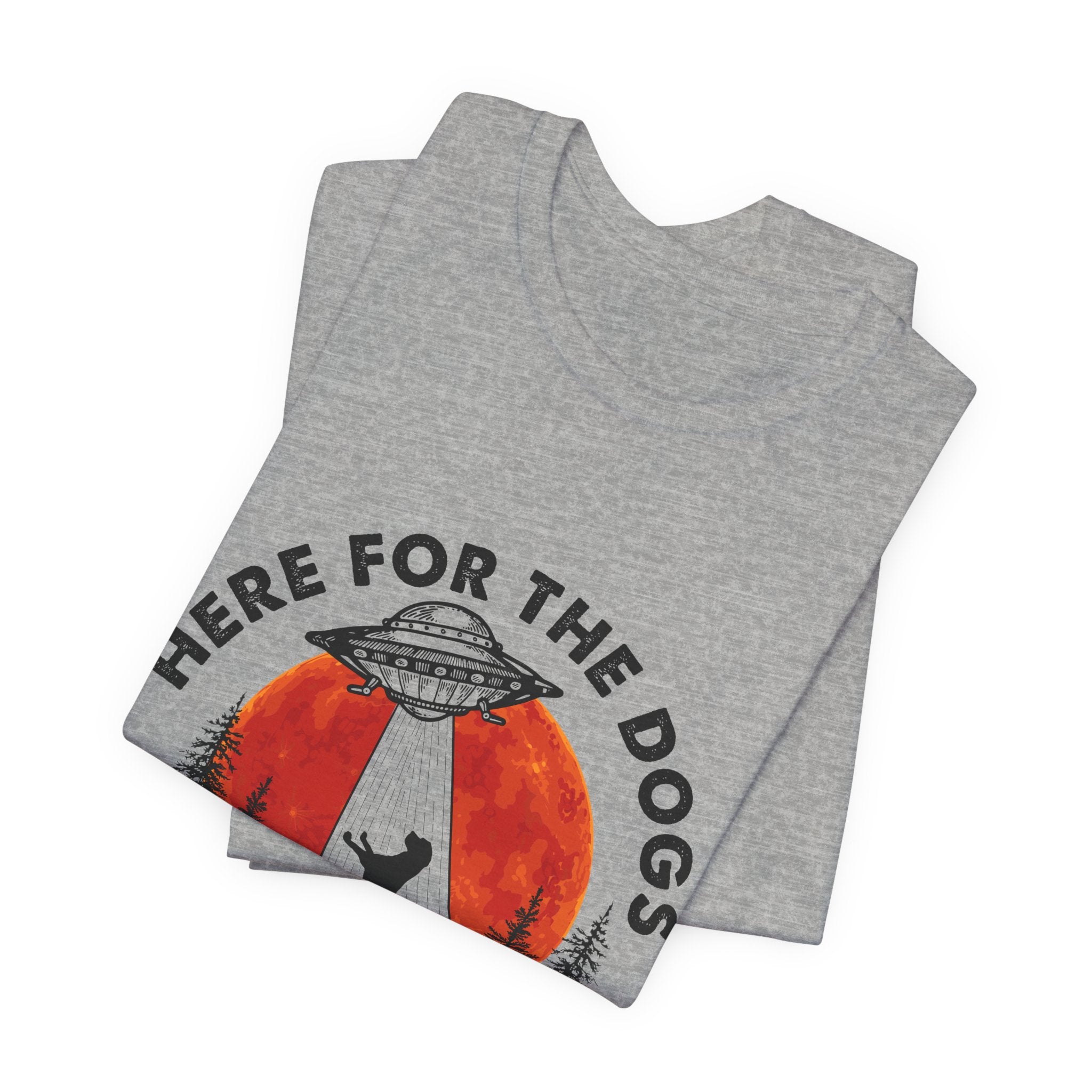Here For The Dogs Humans Are Gross T-Shirt | Dog Lover Camper Gift