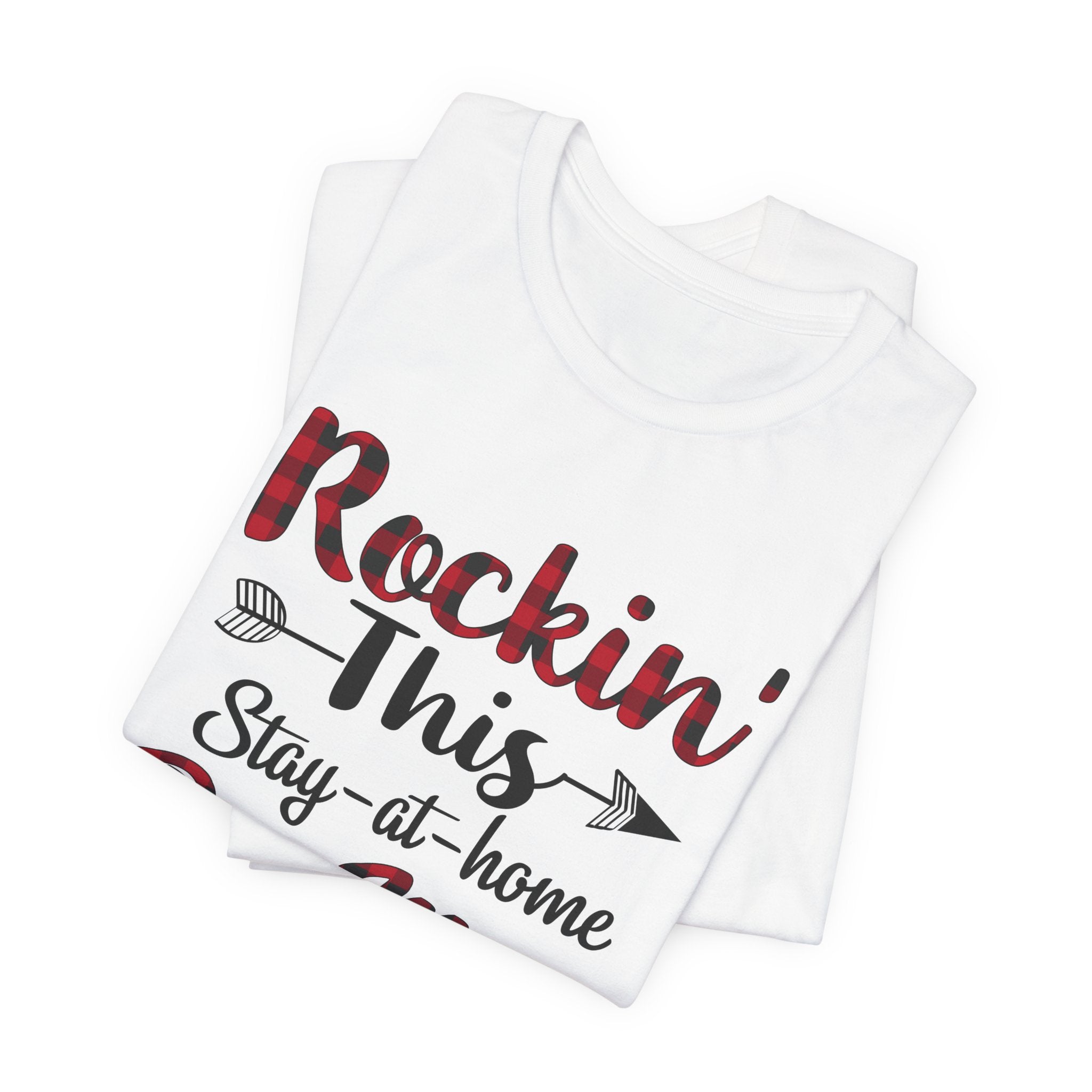 Rockin' This Stay-at-home Dog Mom life T-Shirt | Dog Mom Gift