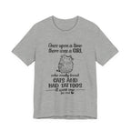Girl Who Loved Cats & Tattoos T-Shirt | Cat Lover Gift
