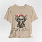 Elephants Mom The Legend T-Shirt | Elephant Lover Gift for Women