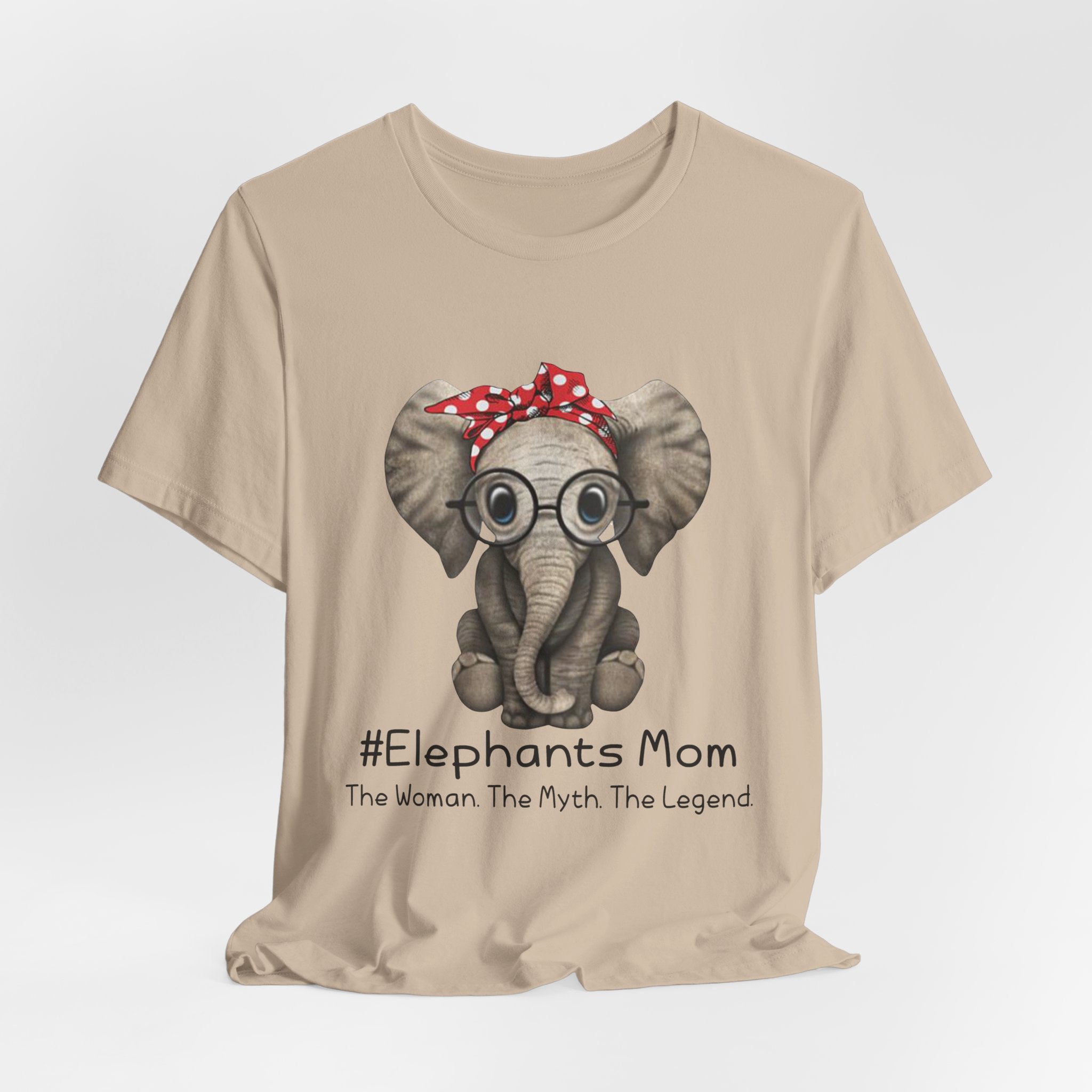 Elephants Mom The Legend T-Shirt | Elephant Lover Gift for Women