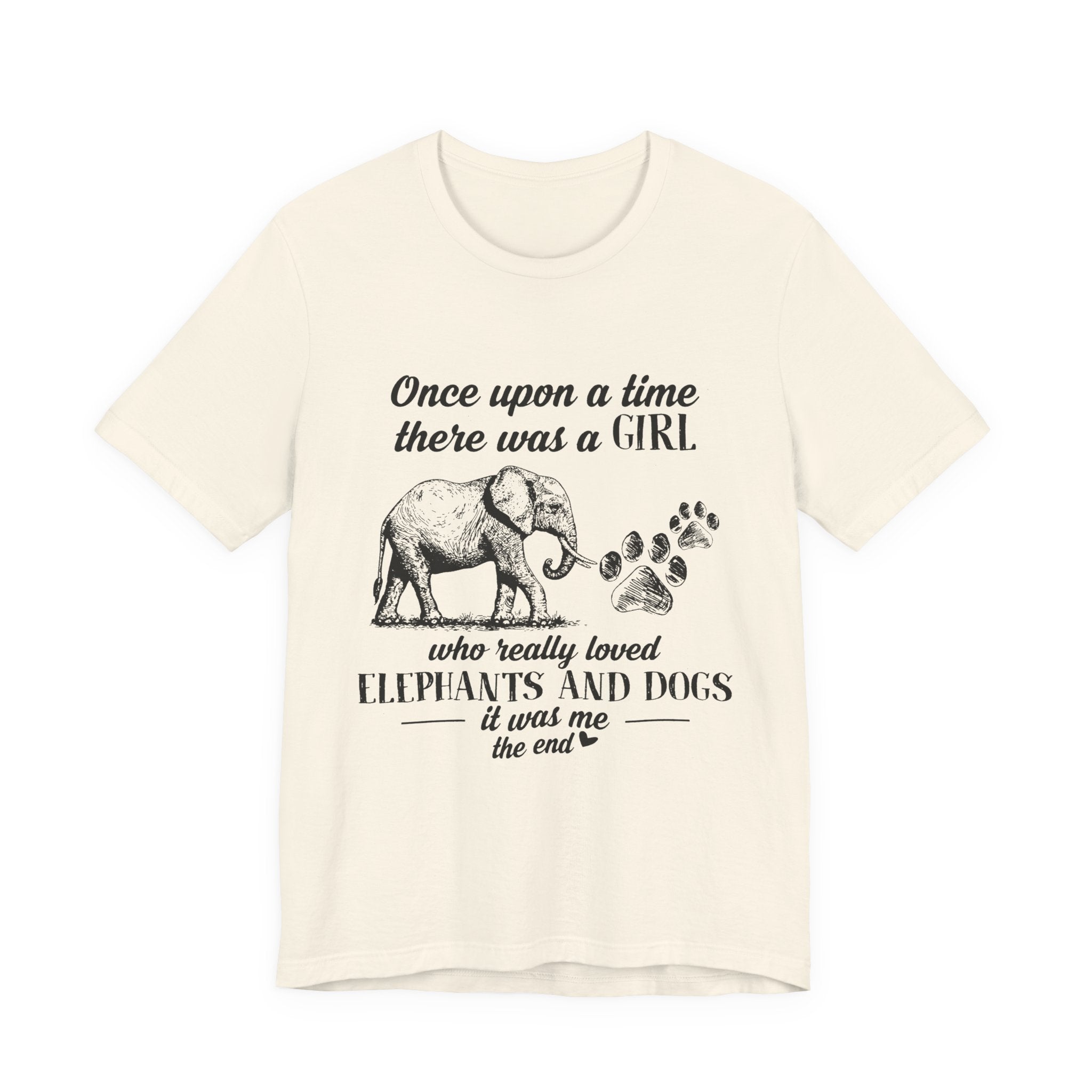 Once Upon A Time Elephant T-Shirt | Elephant Lover Gift