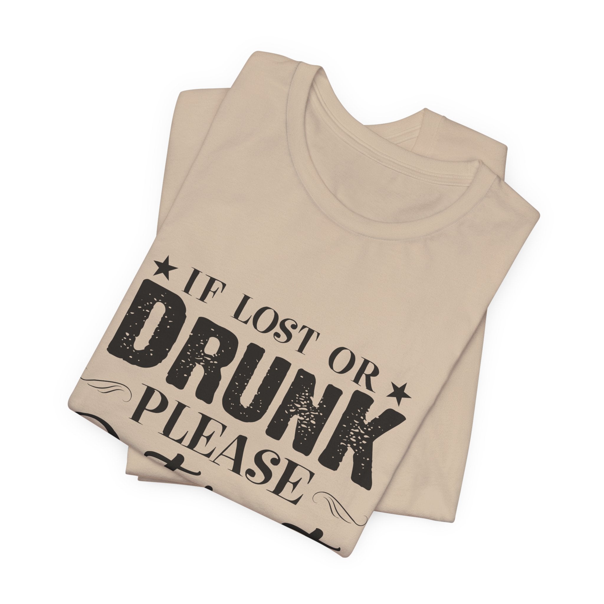 Lost Or Drunk Camping Tee | Campfire Party Gift