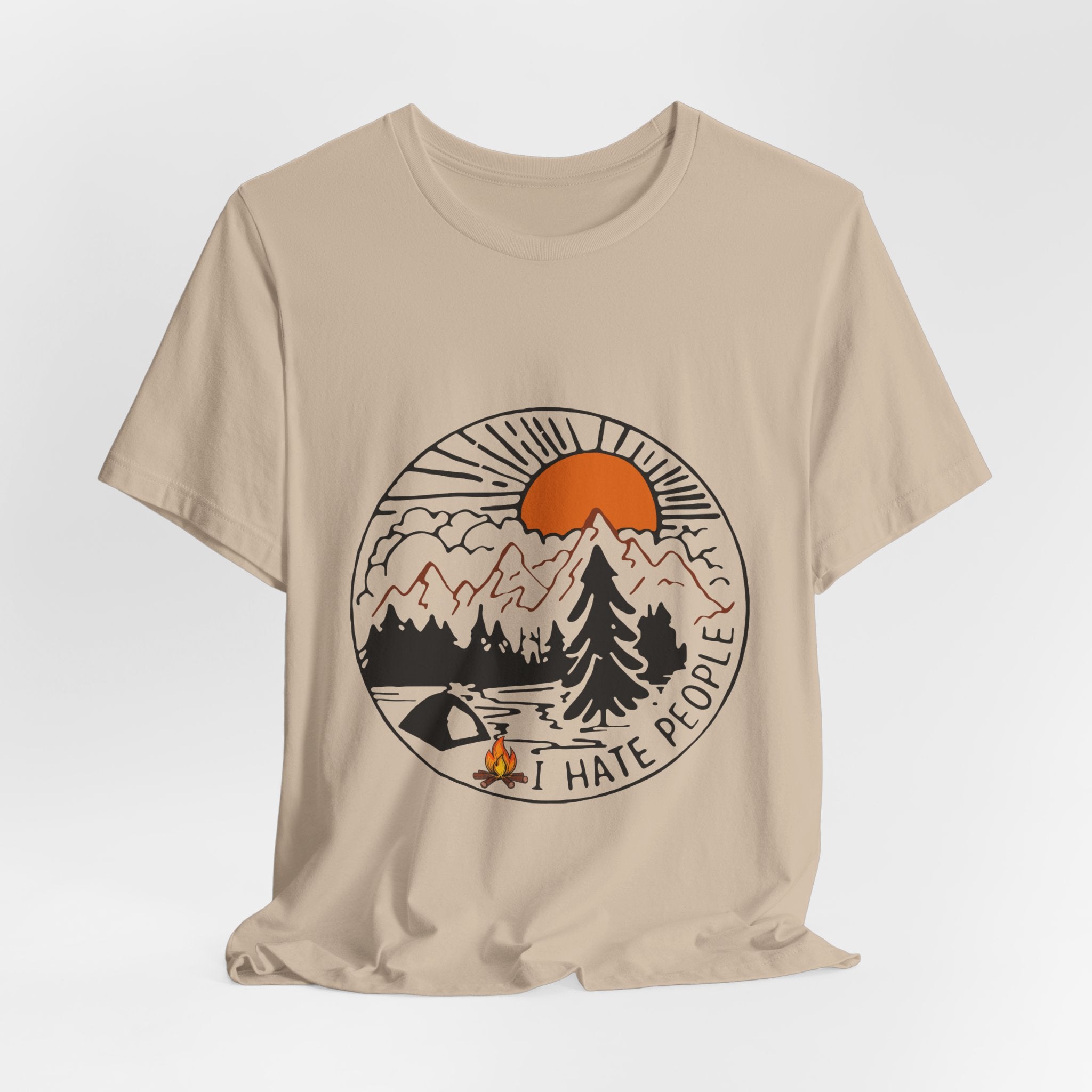 I HATE PEOPLE T-Shirt | Introverted Camper Gift