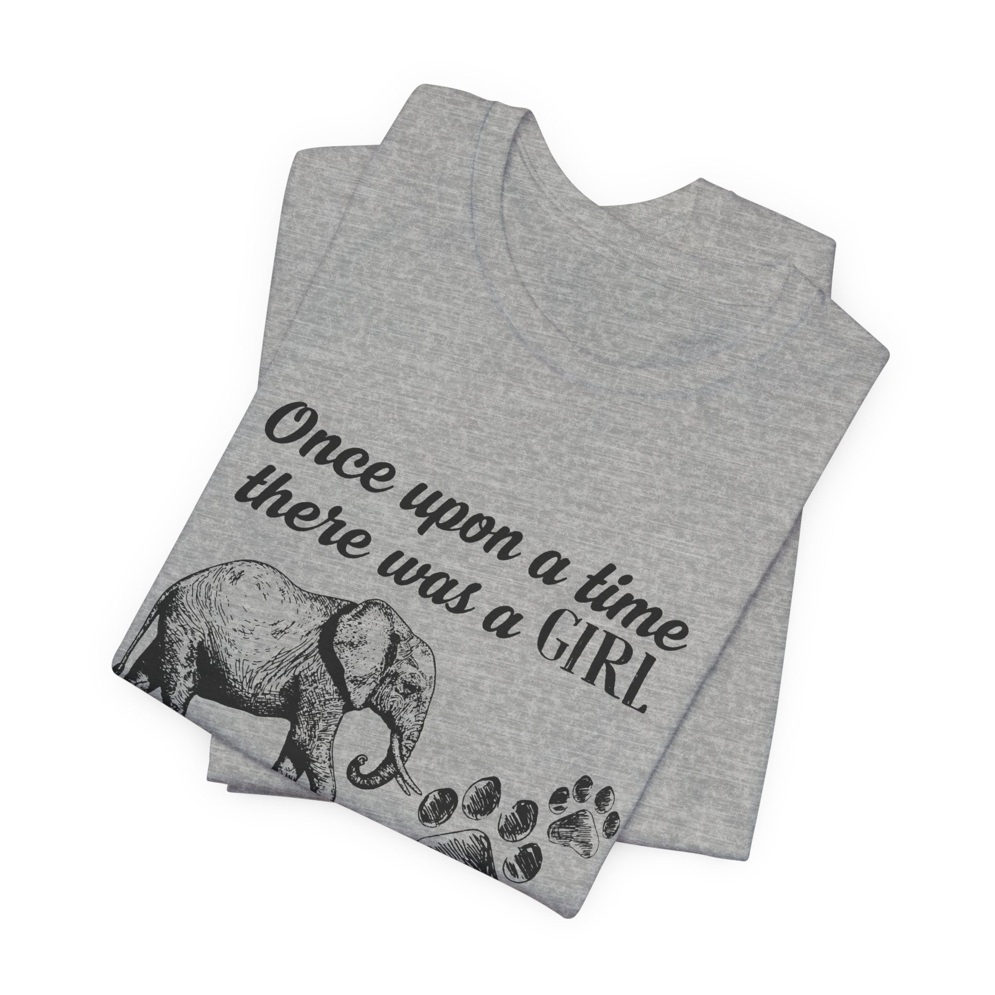 Once Upon A Time Elephant T-Shirt | Elephant Lover Gift