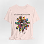 "Let It Be" Peace Flower T-Shirt | Hippie Soul Gift