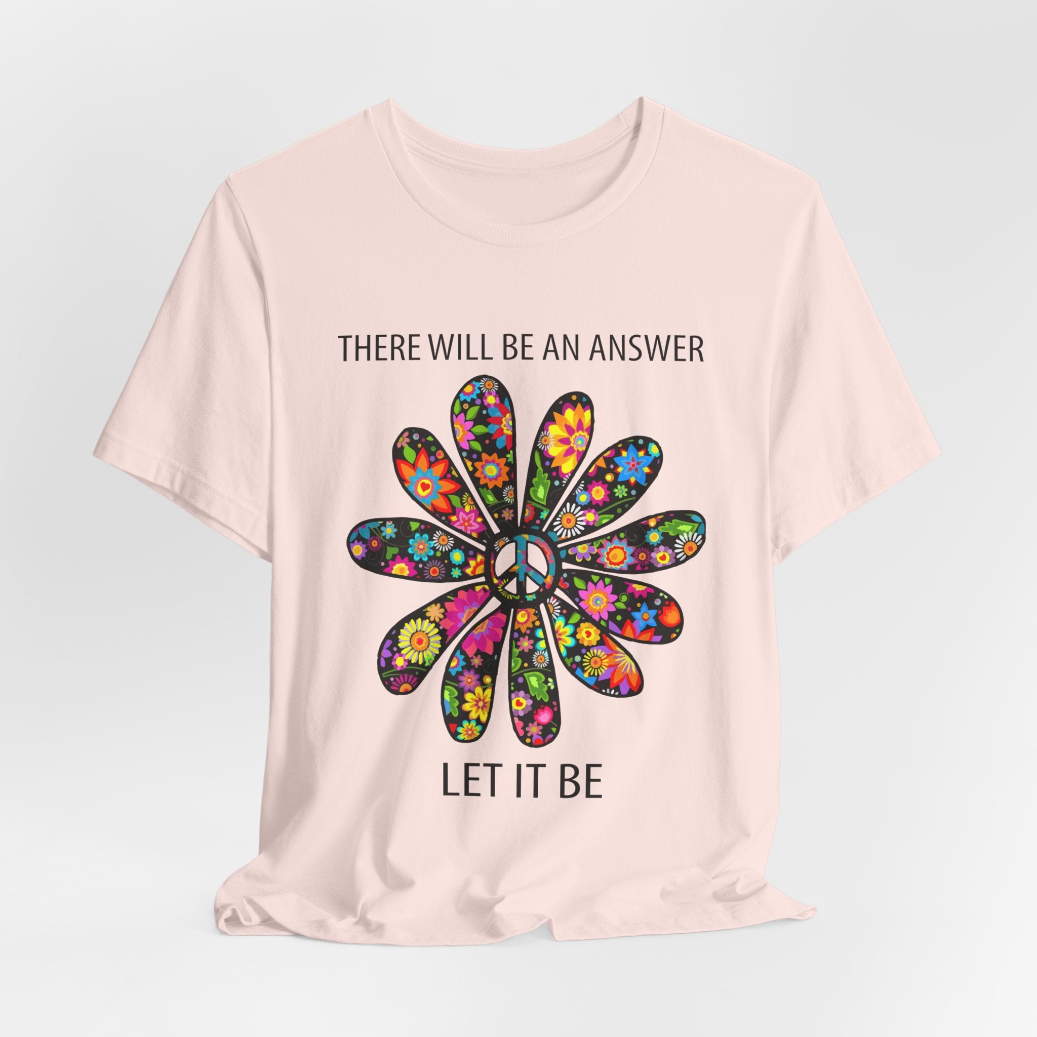 "Let It Be" Peace Flower T-Shirt | Hippie Soul Gift