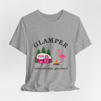 GLAMPER I Camp With Style T-Shirt | Glamping Lover Gift