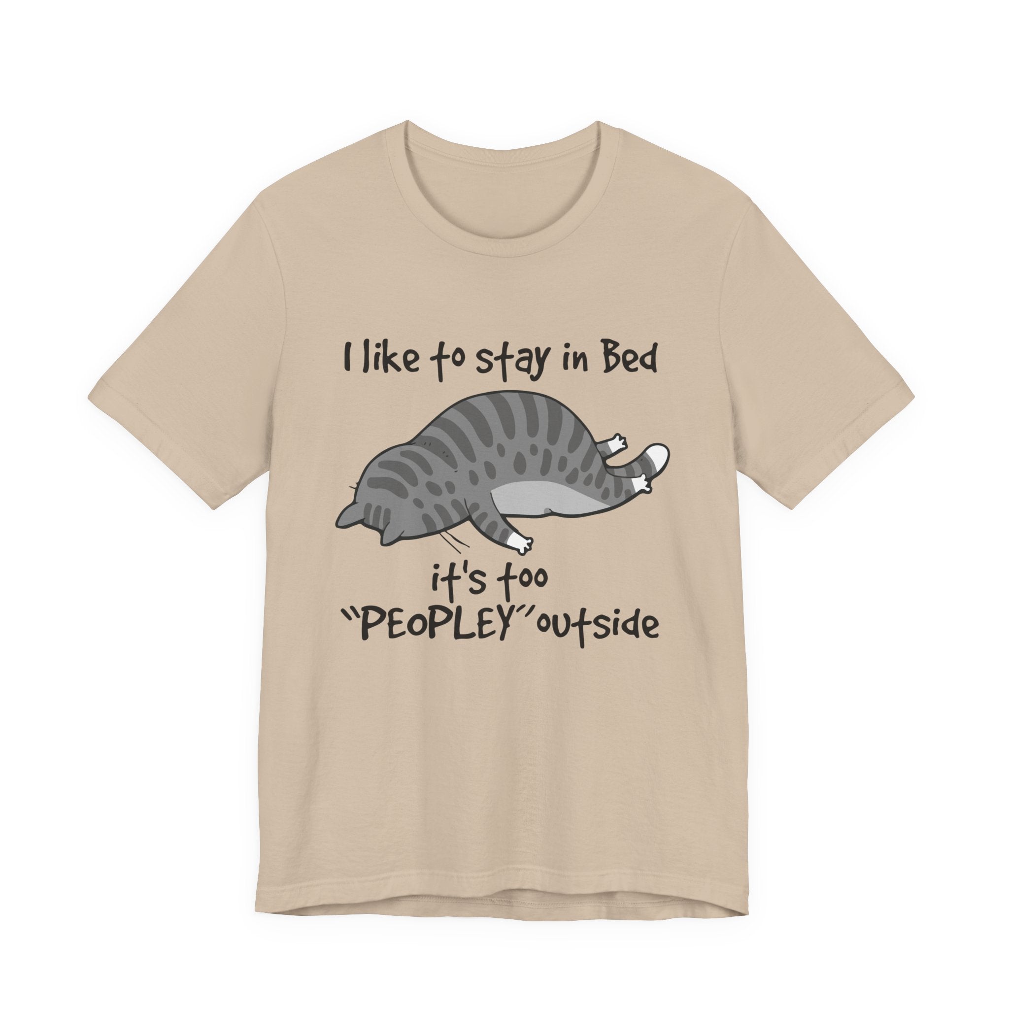 Too "PEOPLEY" Outside T-Shirt | Introvert Cat Lover Gift