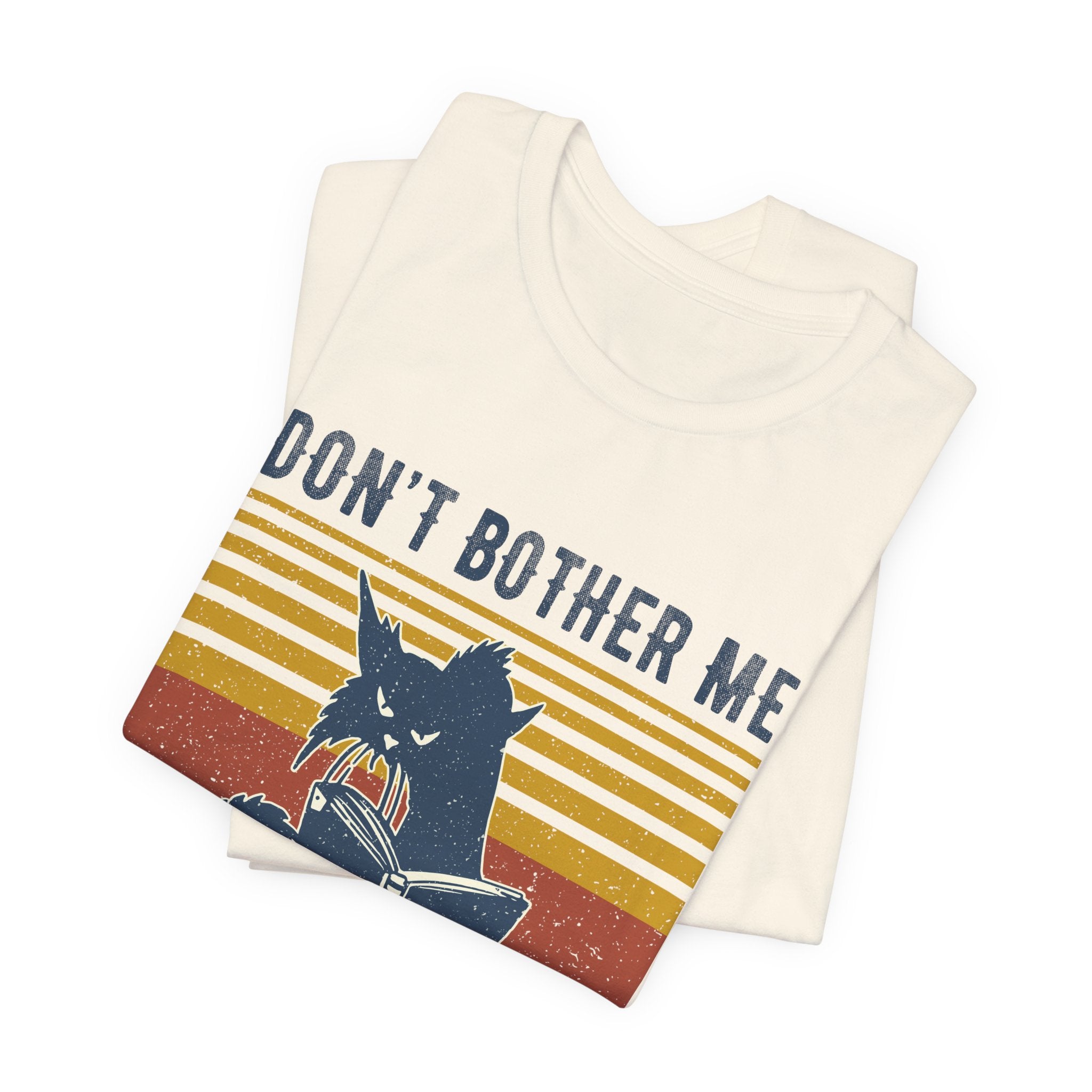 Don't Bother Me I'm Reading T-Shirt | Grumpy Cat Book Lover Gift