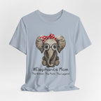 Elephants Mom The Legend T-Shirt | Elephant Lover Gift for Women