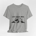 Live Laugh Love Elephants T-Shirt | Elephant Lover Gift