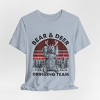 Bear & Deer Drinking Team T-Shirt | Campers Gift