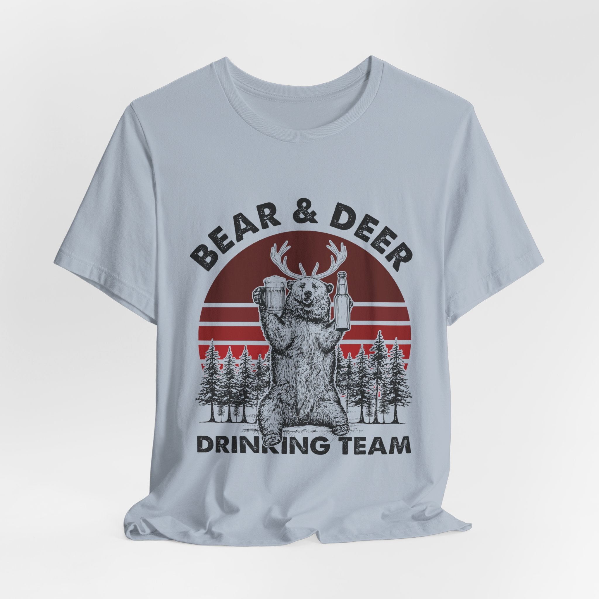 Bear & Deer Drinking Team T-Shirt | Campers Gift